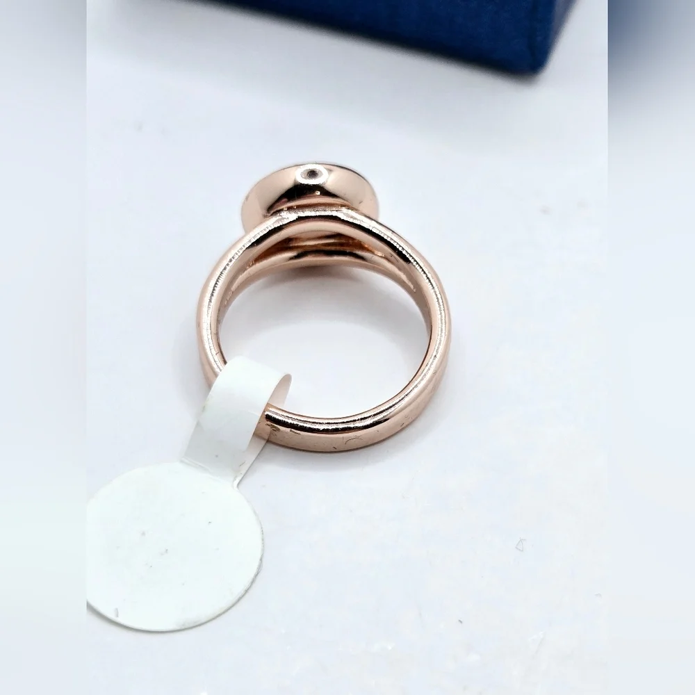 Elda and Co Rose Gold Shimmering Druzy Ring Size 5 NWT‎